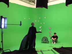 On set